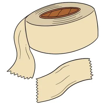 Vector of adhesive tape Stock Illustration