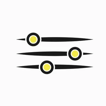 Vector adjustment button icon new Stock Illustration