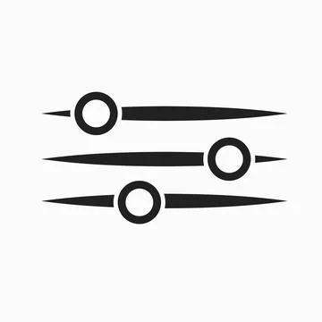 Vector adjustment button icon new Stock Illustration