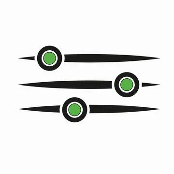 Vector adjustment button icon new Stock Illustration