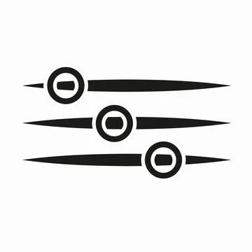 Vector adjustment button icon new Stock Illustration