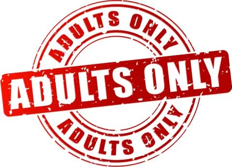 Vector adults stamp Stock Illustration