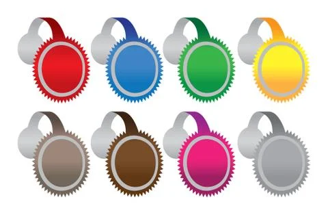 Vector advertising wobblers Stock Illustration