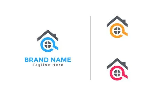 Vector agent real estate logo collection Stock Illustration