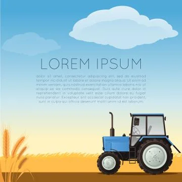 Vector agriculture banner Stock Illustration