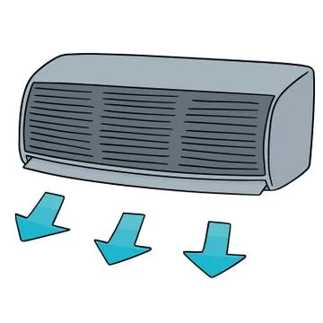 Vector of air conditioner Stock Illustration