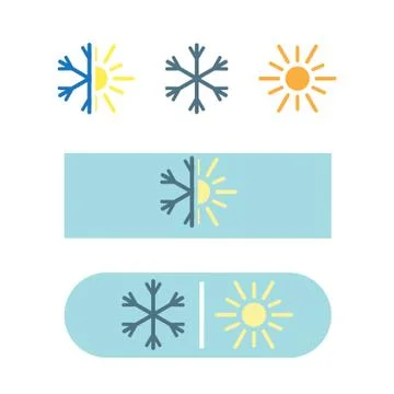 Vector air conditioning icon in eps Stock-Illustration