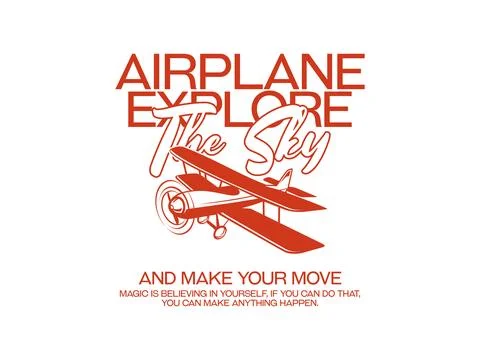 Vector air plane emblem biplane label air plane badges vector illustration Stock Illustration