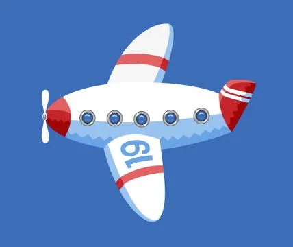 Vector airplane, Dodo collection Stock Illustration