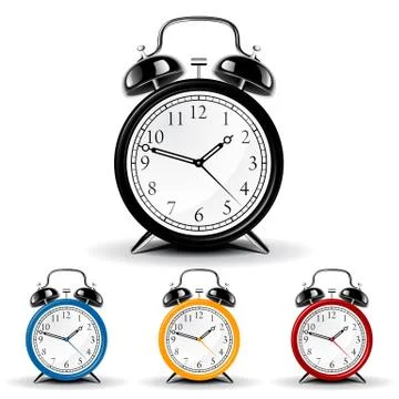 Vector alarm clock Stock Illustration