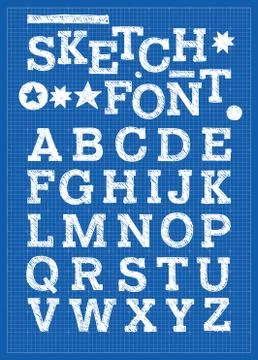 Vector Alphabet. Exclusive Custom Letters. 스톡 일러스트
