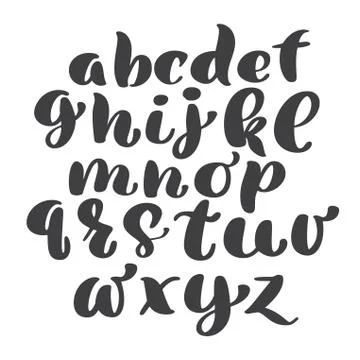 Vector Alphabet. Exclusive Custom Letters. Lettering and Custom Typography for 스톡 일러스트