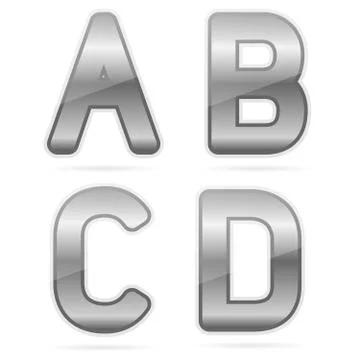 Vector alphabet Stock Illustration