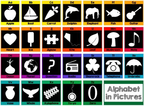 Vector alphabet Stock Illustration