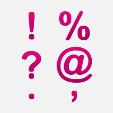 Vector Alphabet Set. Stock Illustration