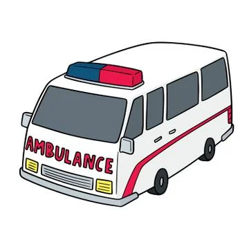 Vector of ambulance Stock Illustration