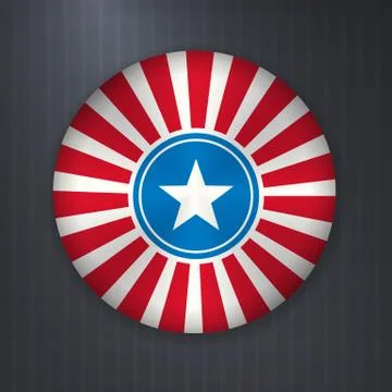 Vector american badge Stock-Illustration
