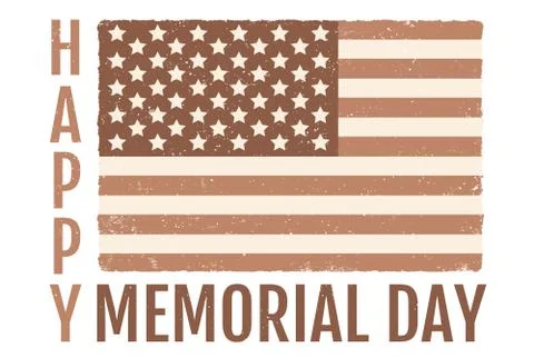 Vector American flag Stock Illustration