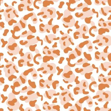 Vector animal leopard seamless pattern, jaguar skin texture print Stock Illustration