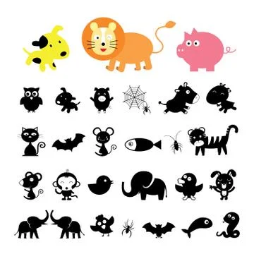 Vector animal symbol Stock Illustration