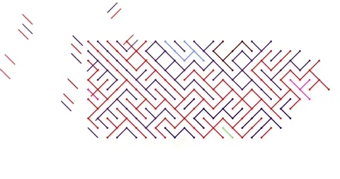 Vector Animation Diagonal Lines Slide Into Puerto Rico Map Stock Footage 328065830