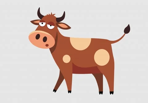 Bull Cartoon Stock Footage ~ Royalty Free Stock Videos | Pond5