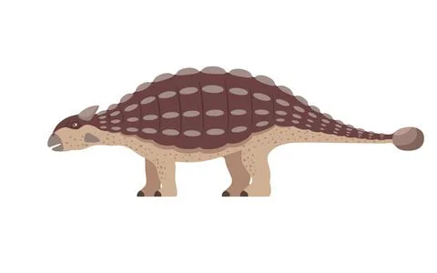 Vector ankylosaurus dinosaur Stock Illustration