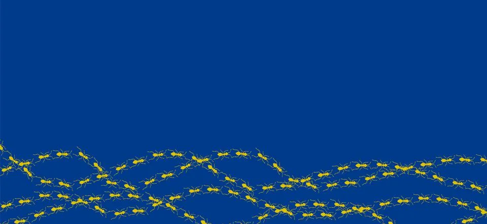 Vector Ants Seamless Pattern Illustration