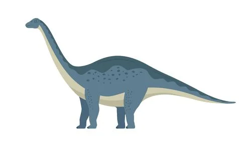 Vector apatosaurus dinosaur Stock Illustration