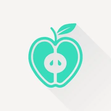 Vector apple icon Stock Illustration