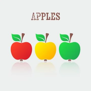 Vector apple icons Stock-Illustration