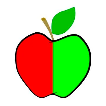 Vector apple イラスト素材