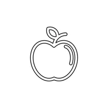 Vector apple illustration isolated Stock-Illustration