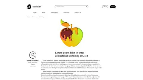 Vector apple in paper art style . Editable illustration Stock Illustration