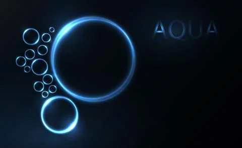 Vector aqua background Stock Illustration