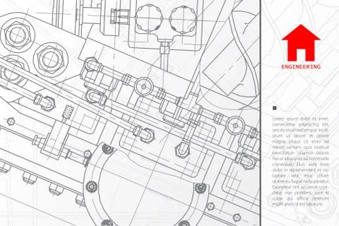 Vector architect background Stock Illustration