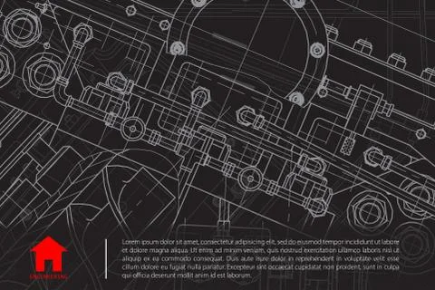 Vector architect background Stock Illustration