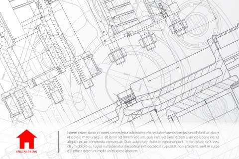 Vector architect background Stock Illustration