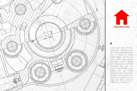 Vector architect background Stock Illustration