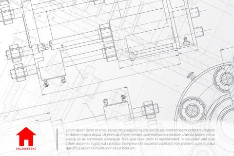 Vector architect background Stock Illustration