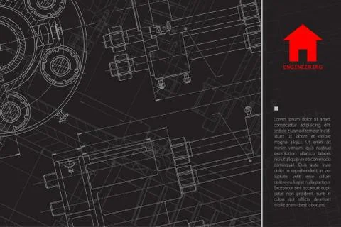 Vector architect background Stock Illustration