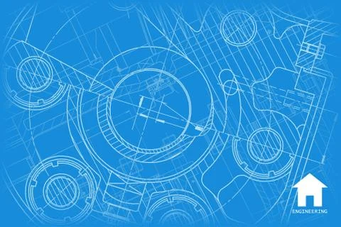 Vector architect background Stock Illustration