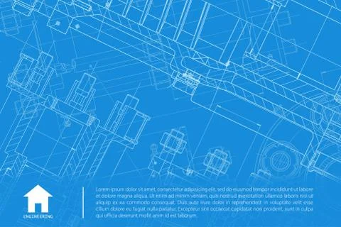 Vector architect background Stock Illustration