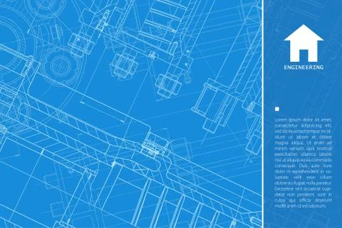 Vector architect background Stock Illustration