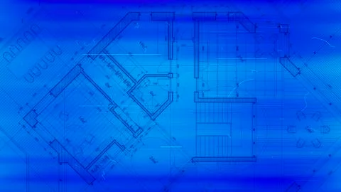 Vector architectural plan - abstract architectural blueprint Ilustración de archivo