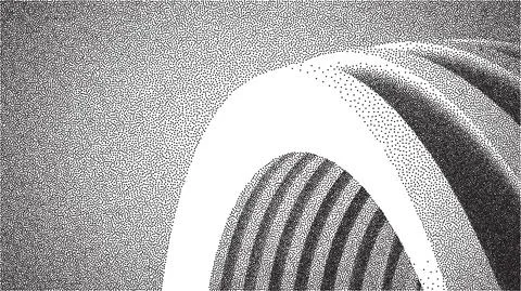 Vector architecture dotwork gradient background. Abstract noise stipple pattern Illustrazione stock