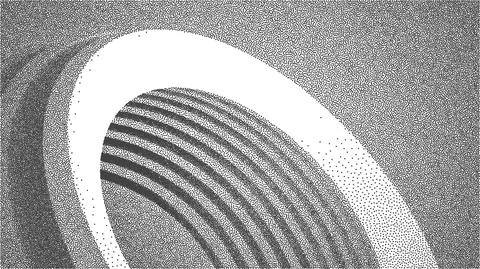 Vector architecture dotwork gradient background. Abstract noise stipple pattern イラスト素材