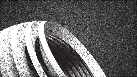 Vector architecture dotwork gradient background. Abstract noise stipple pattern イラスト素材