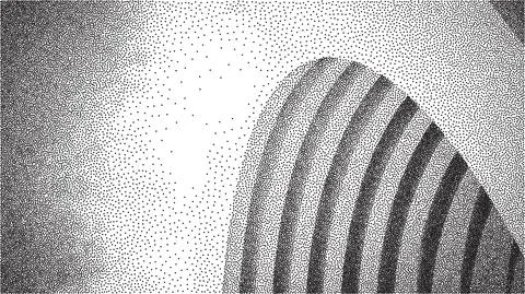 Vector architecture dotwork gradient background. Abstract noise stipple pattern イラスト素材