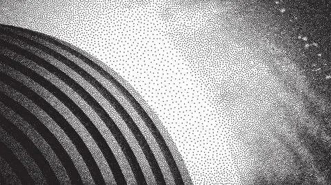 Vector architecture dotwork gradient background. Abstract noise stipple pattern Stock-Illustration